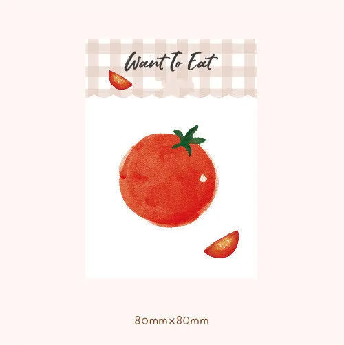 Food Bread Handbook Note Paper notebook showing 85mm x 120mm dimensions with 30 sheets of 80g glue-friendly paper