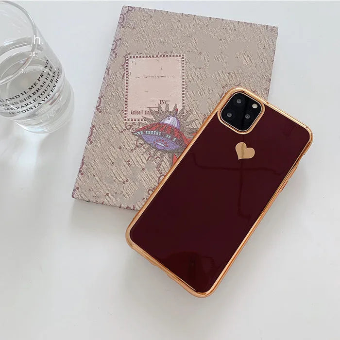 TPU phone case in solid colour for iPhone models 6 through 11 Pro Max
