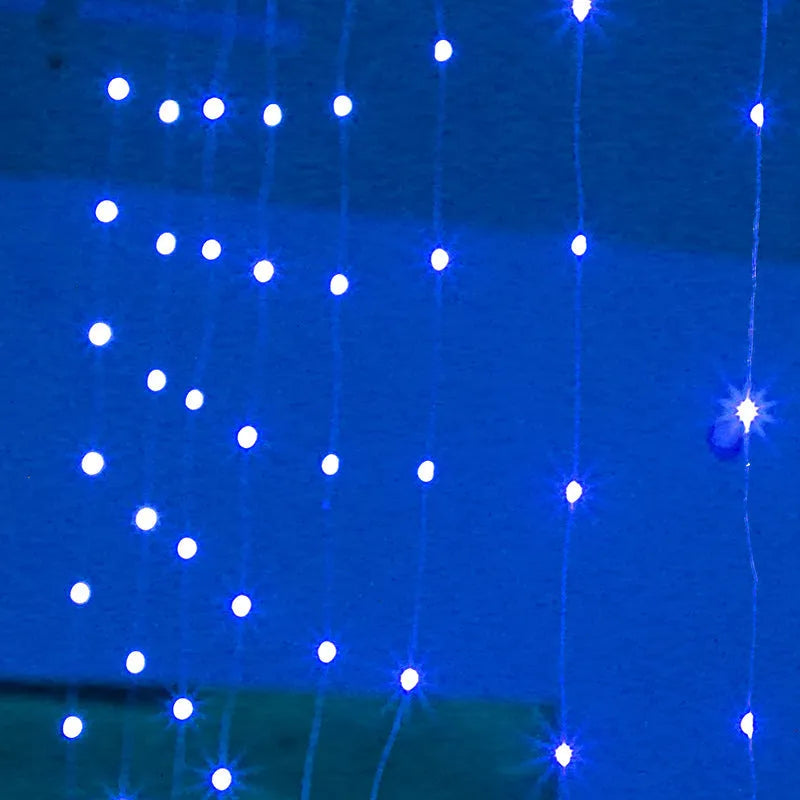 Copper curtain lamp decorative lighting with LED beads and USB power cable