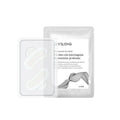 Single pair of microneedle eye patches for under-eye treatment with hyaluronic acid and retinoic acid.