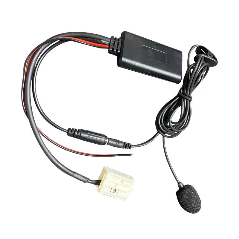Car Bluetooth adapter cable and microphone kit for Citroen Peugeot RD4 stereos