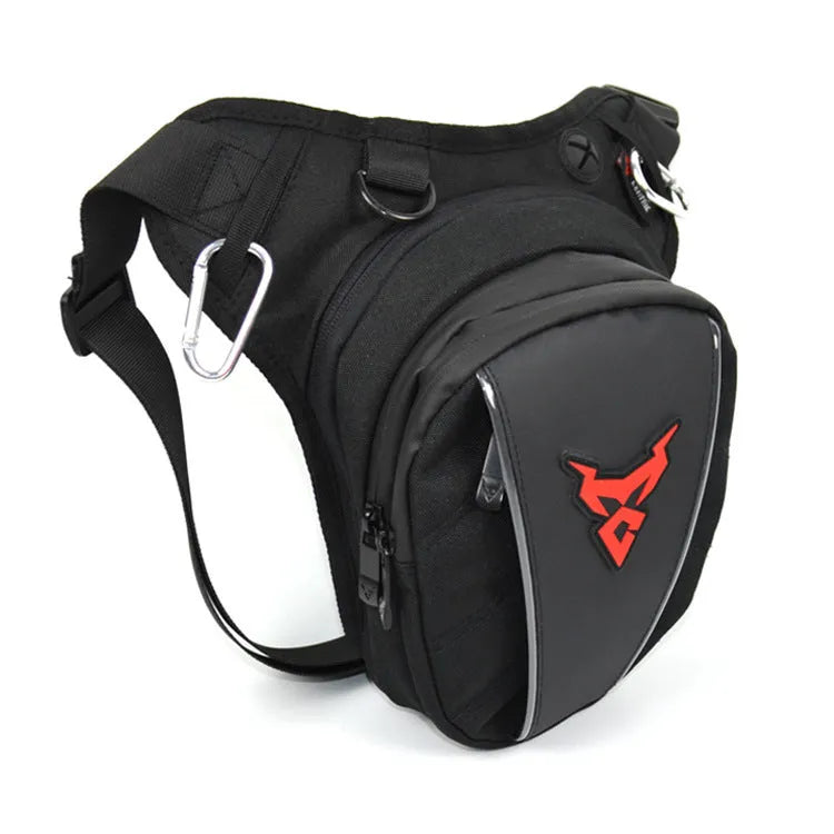 Motorcycle crossbody leg bag in 1200D Oxford cloth with 29cm dimensions