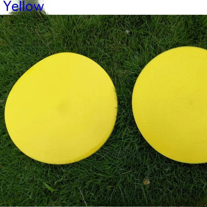 Soft TPE football training target disc in multiple colours with 23cm diameter