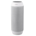 Black or white mini Bluetooth stereo speaker with colourful LED lights displaying 360° sound.