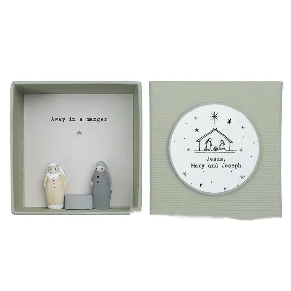 Plastic resin guardian angel ornament in modern cartoon style