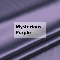 Double-sided silk duvet cover in solid colours with plain weave construction