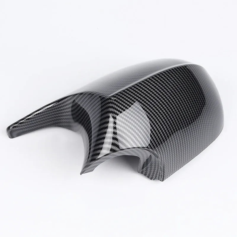 Pair of BMW 3 Series E90 rearview mirror shells in ABS plastic for 2006-2012 model replacement