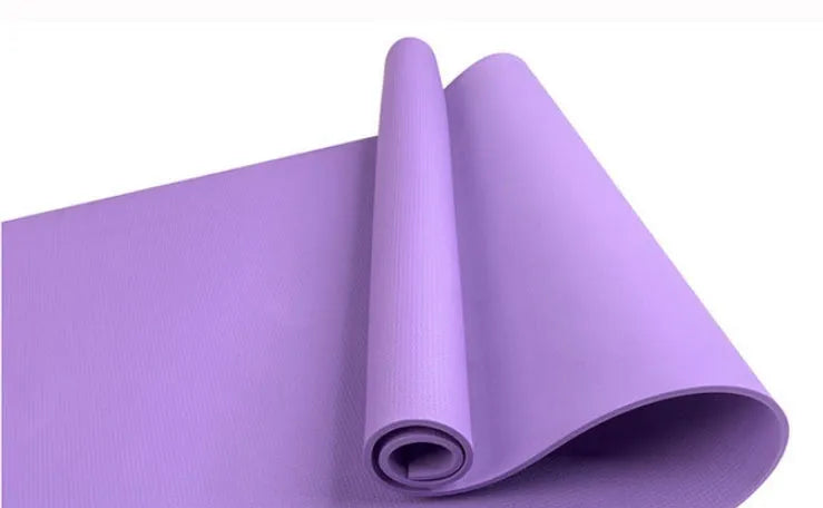 EVA fitness yoga mat in red blue green purple black yellow with anti-skid texture and 4mm 6mm thickness options