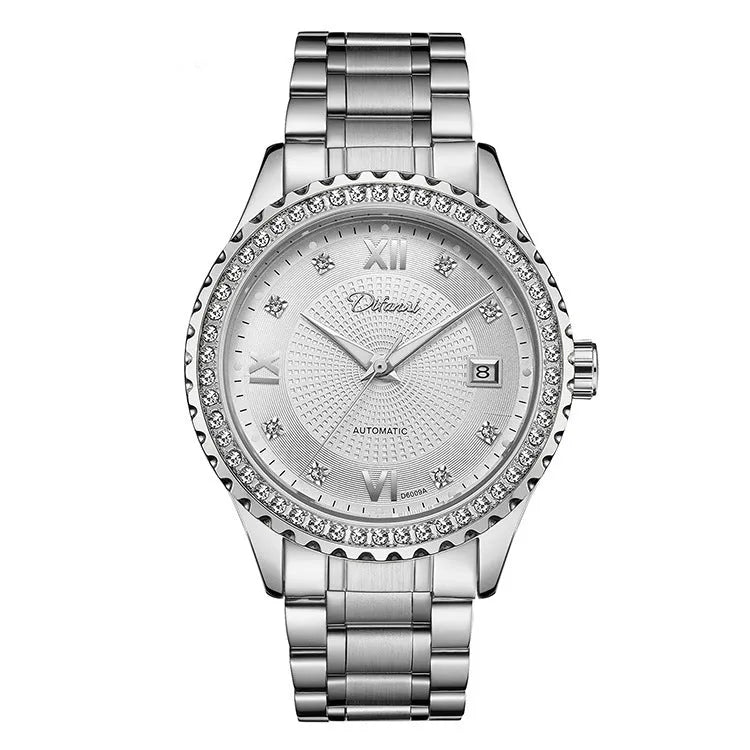 Men's waterproof automatic mechanical watch with luminous hands in business style