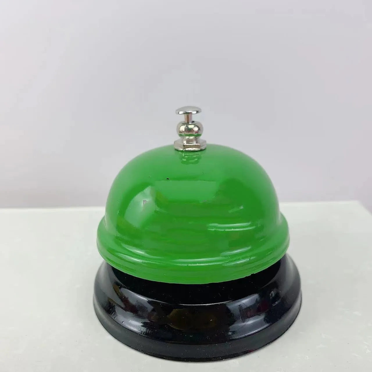 Iron student class game bell and restaurant serving bell available in multiple colours