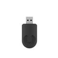 Black mini CarPlay USB wireless adapter measuring 26x55x13mm for vehicle connectivity