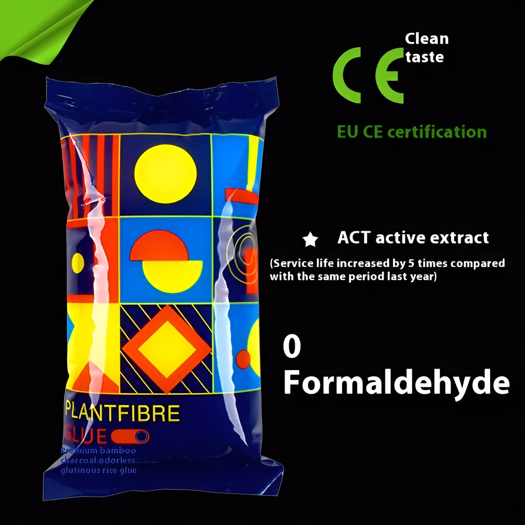 Glue E formaldehyde-free glutinous rice wallpaper adhesive in a 3-roll pack