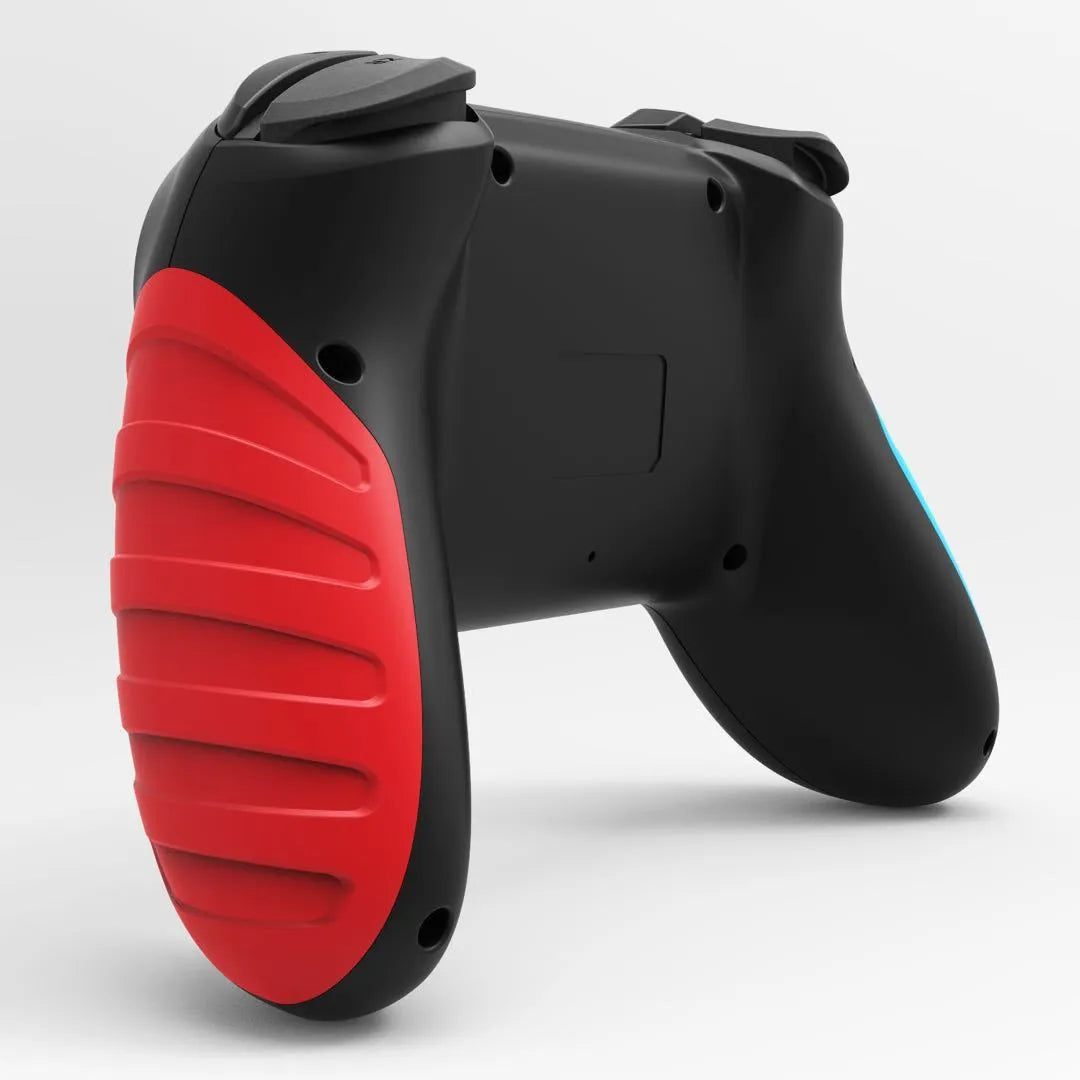 STK-7032SN wireless Bluetooth gamepad with red and blue colour scheme for Nintendo Switch and PC gaming