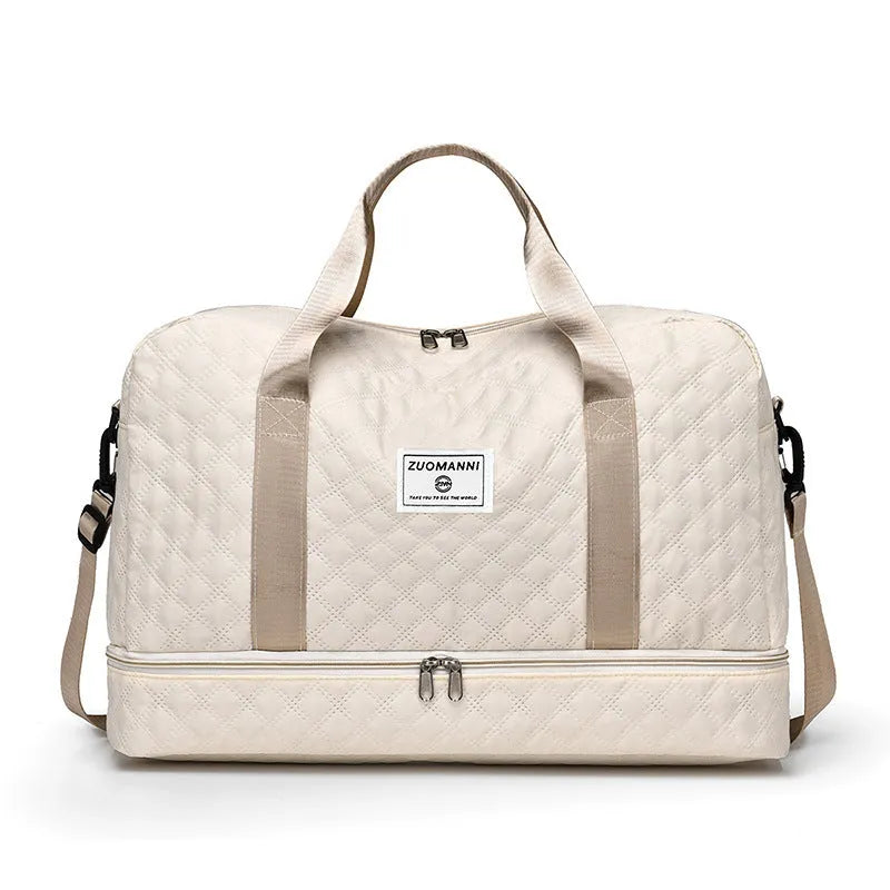 Oxford cloth travel bag in multiple colours with 36-55 litre capacity for leisure travel