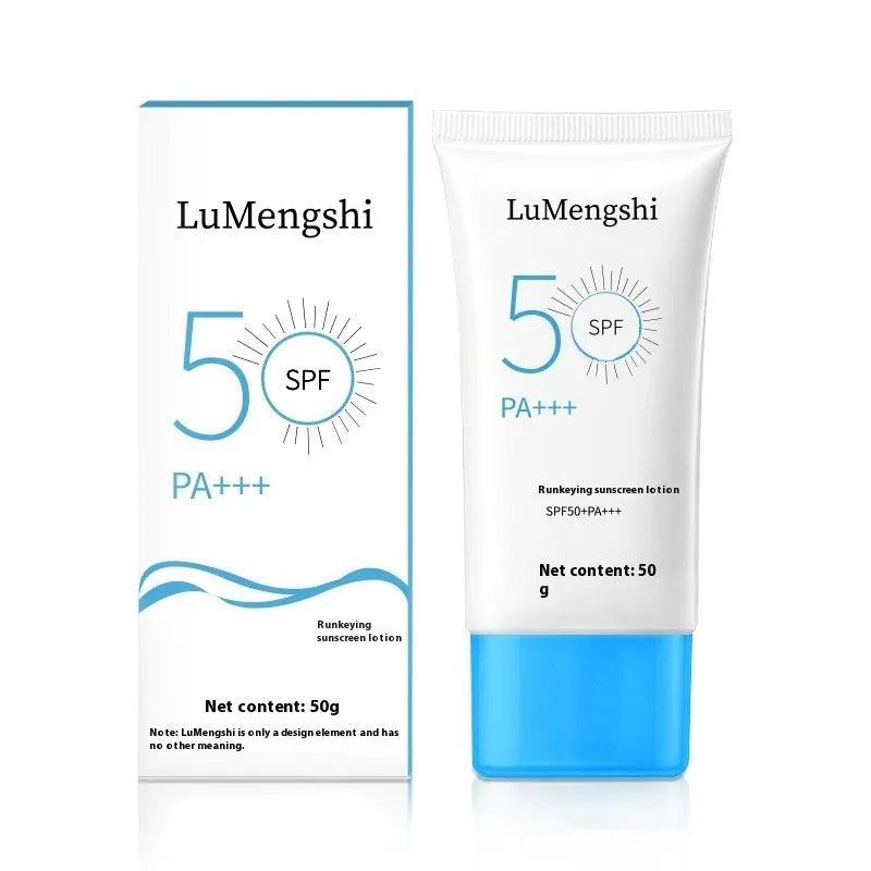 Sunscreen 50g tube moisturising whitening isolation primer universal skin type refreshing cream