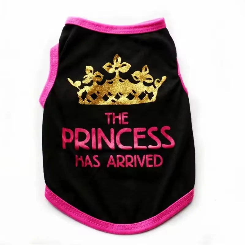 Cotton puppy vest for spring and summer in various colours and sizes