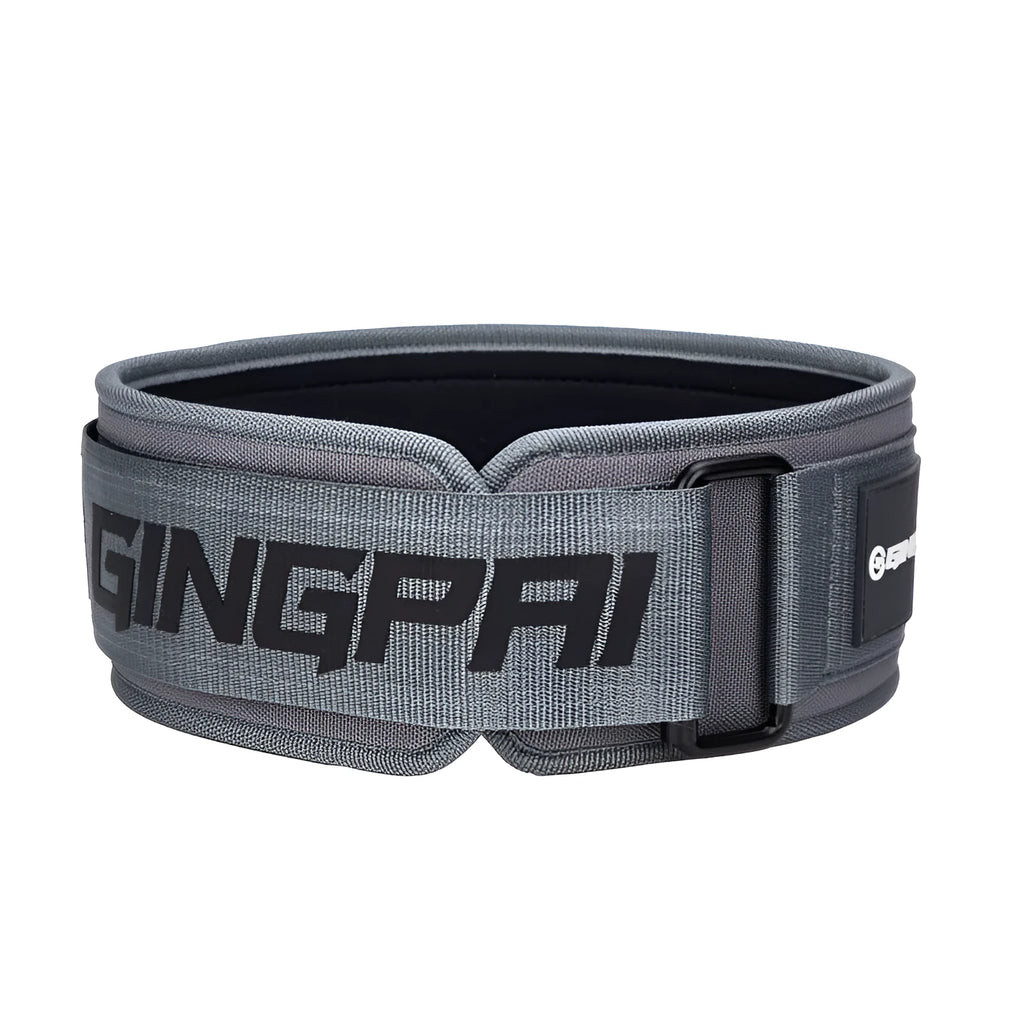 Abdominal training belt with lumbar support for weightlifting exercises in multiple colour options