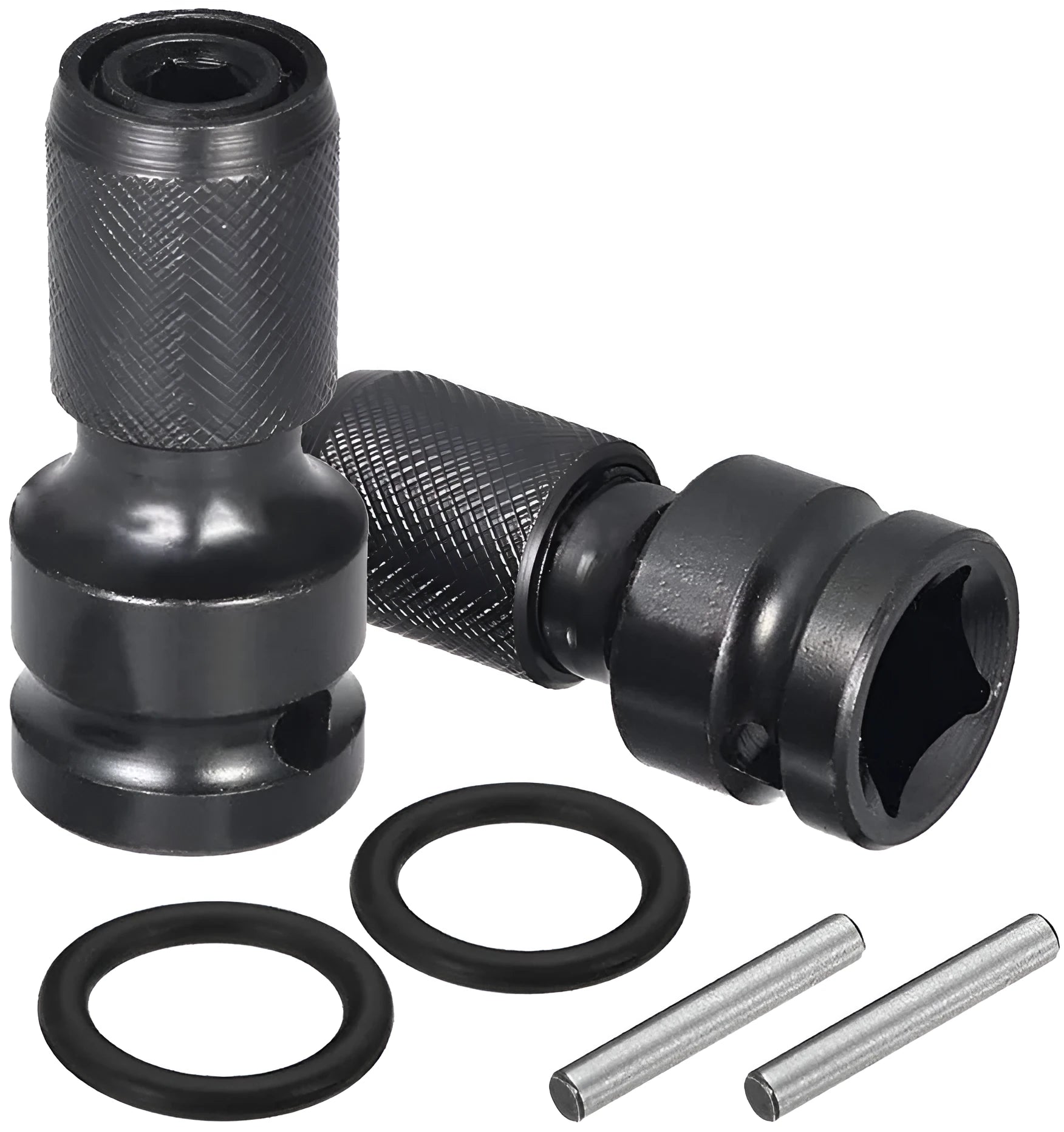 No. 45 steel telescopic scaling bit holder with hexagonal handle for electric wrenches.