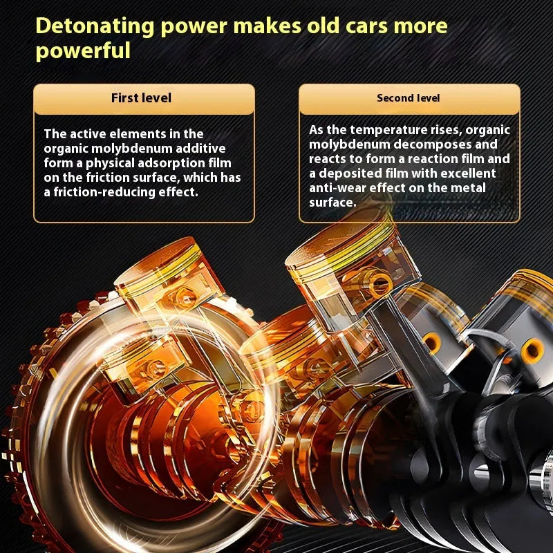 60ml engine oil anti-wear additive in white cap container for automobile engines