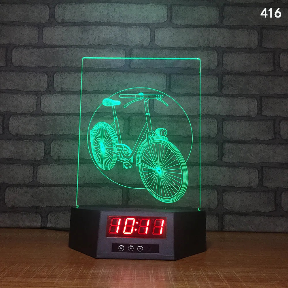 3D glowing dolphin night light with wireless charging and remote control on table