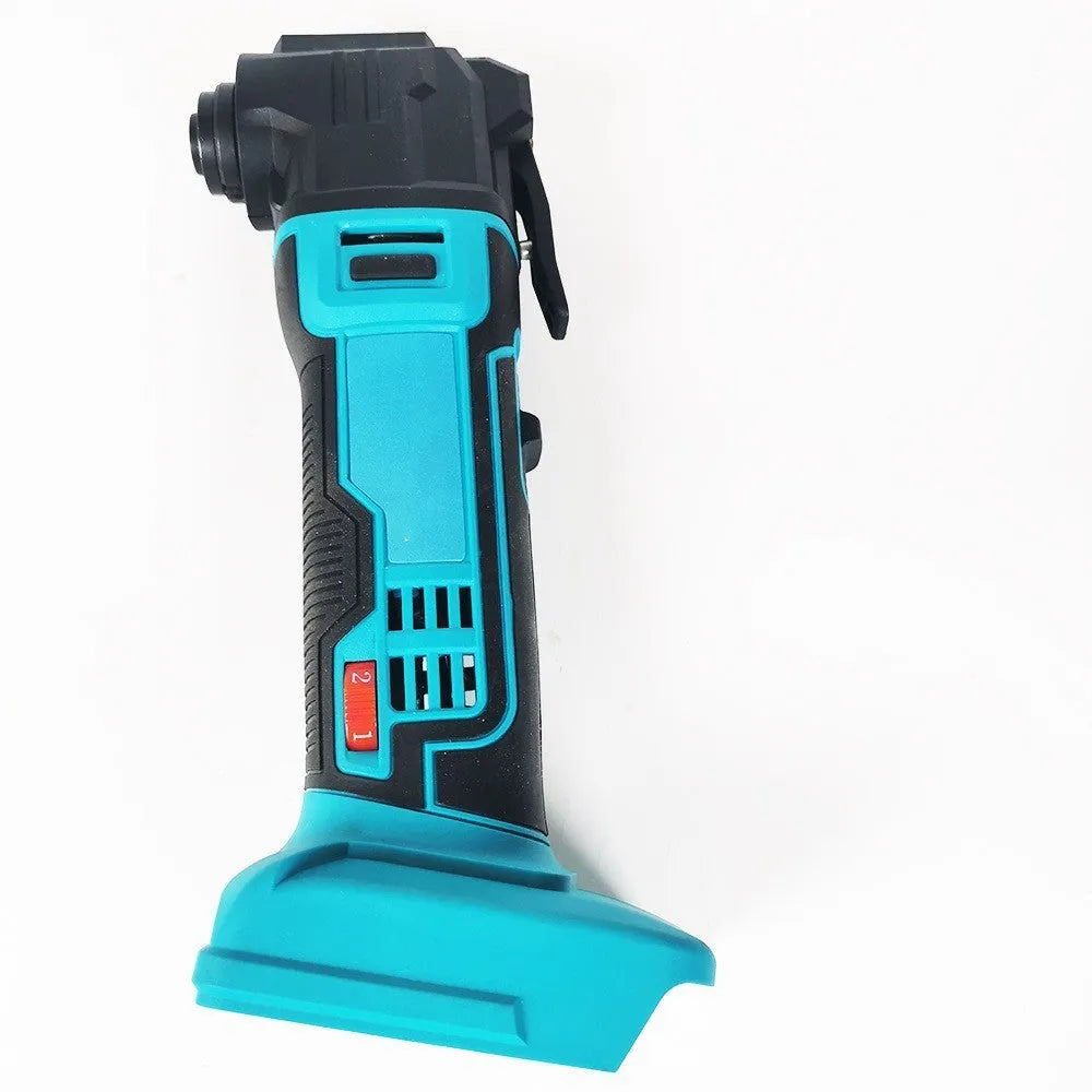 Metal rechargeable brushless lithium battery trimming machine body with dual charger and accessories in plastic box