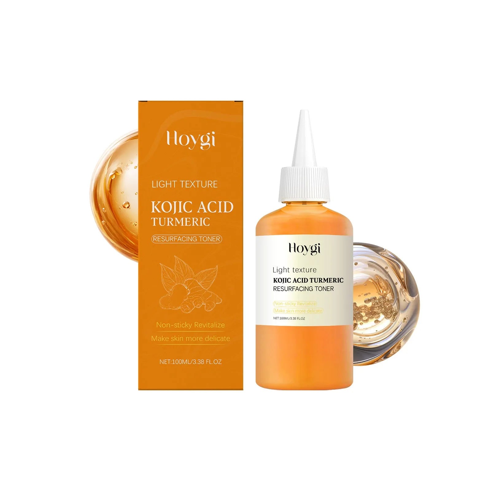 100ml Turmeric Moisturizing Water bottle for facial skincare with non-oily formula