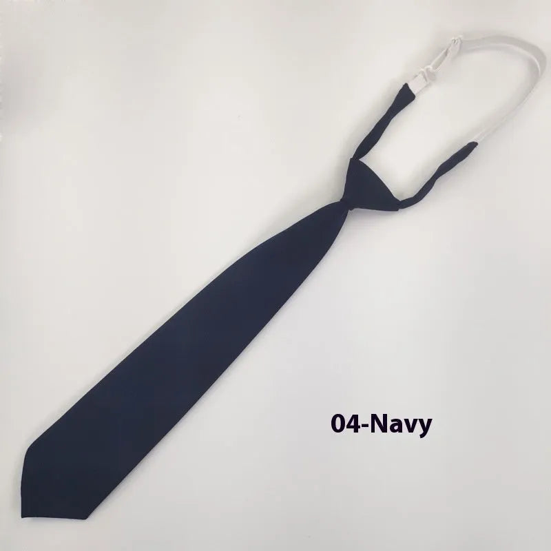 Solid navy blue men's cotton bow tie with arrow type styling measuring 35cm by 7cm