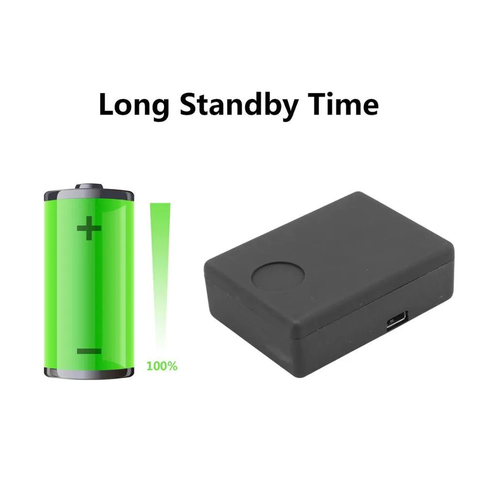 Black N9 mini X009 GPS car alarm tracker unit with SIM card slot