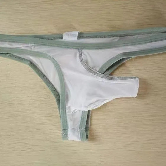 Men's Ice Silk underwear briefs with small nose elephant design in multiple colour options