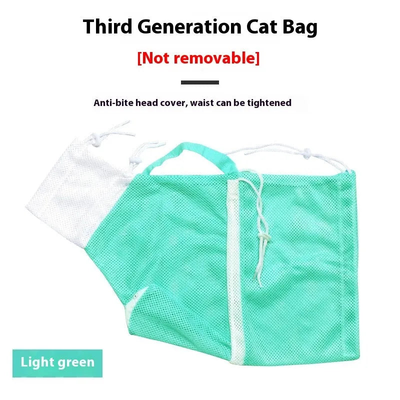 5th generation cat grooming bag in detachable design with scratch-resistant material for pet grooming