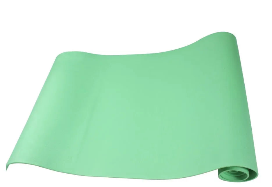 EVA fitness yoga mat in red blue green purple black yellow with anti-skid texture and 4mm 6mm thickness options