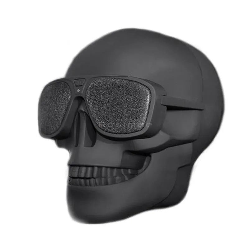 Limited Edition Skull Wireless Bluetooth Speaker in six colour options showing compact portable design
