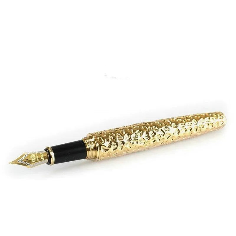 Embossed metal pen in Ancient Silver finish with OPP packaging