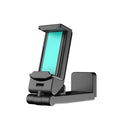 Foldable rotating phone holder in black, green or grey with universal smartphone compatibility