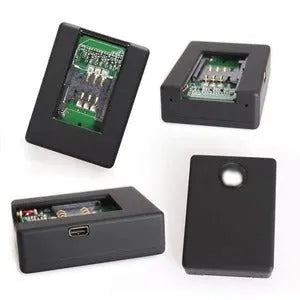 Black N9 mini X009 GPS car alarm tracker unit with SIM card slot