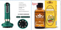 Green electric vacuum cupping massager with adjustable suction and heating controls