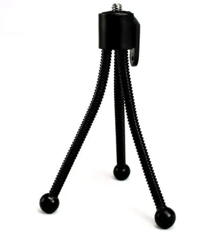 Mini foldable tripod with universal ball head for iPhone cameras