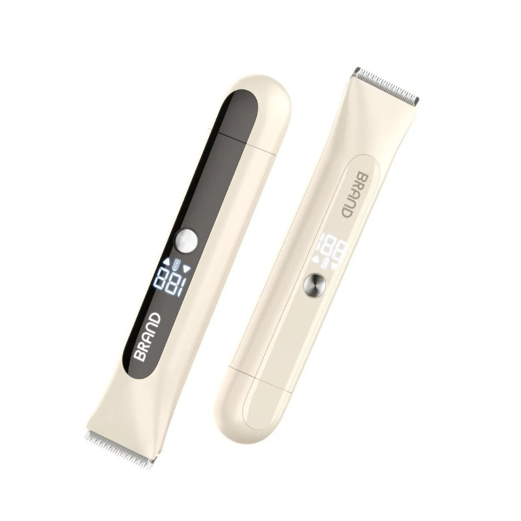 Women's double-headed hair removal device with USB charging, fully washable, available in blue