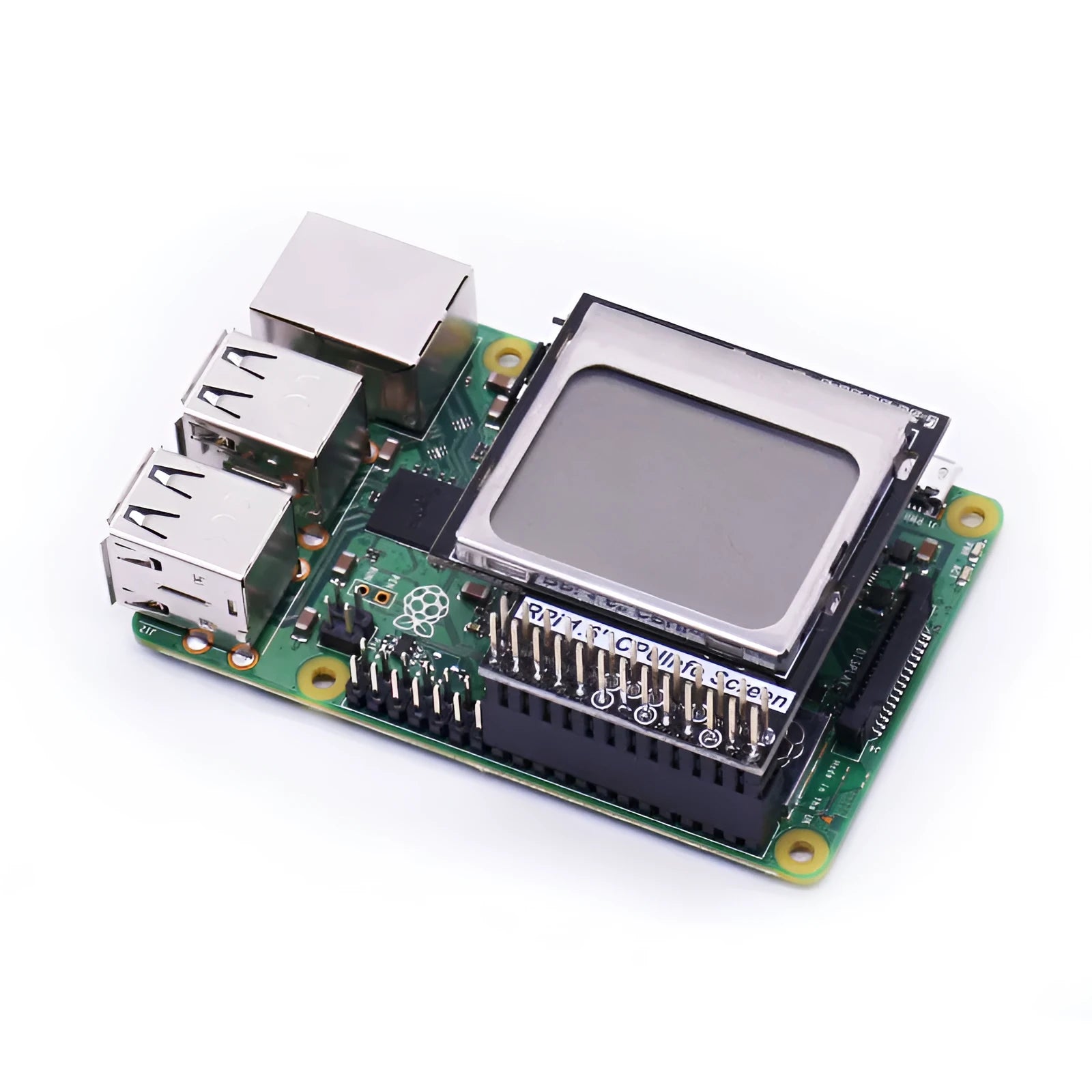 1.6 inch LCD display screen for Raspberry Pi with backlight switch and CPU monitoring functionality