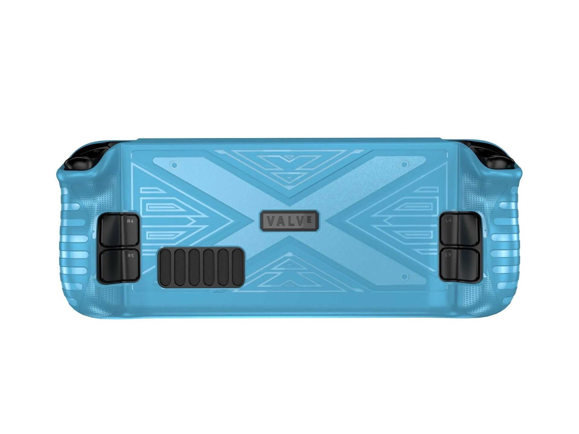 TPU protective case for Steam Deck console in black, blue and red colour options