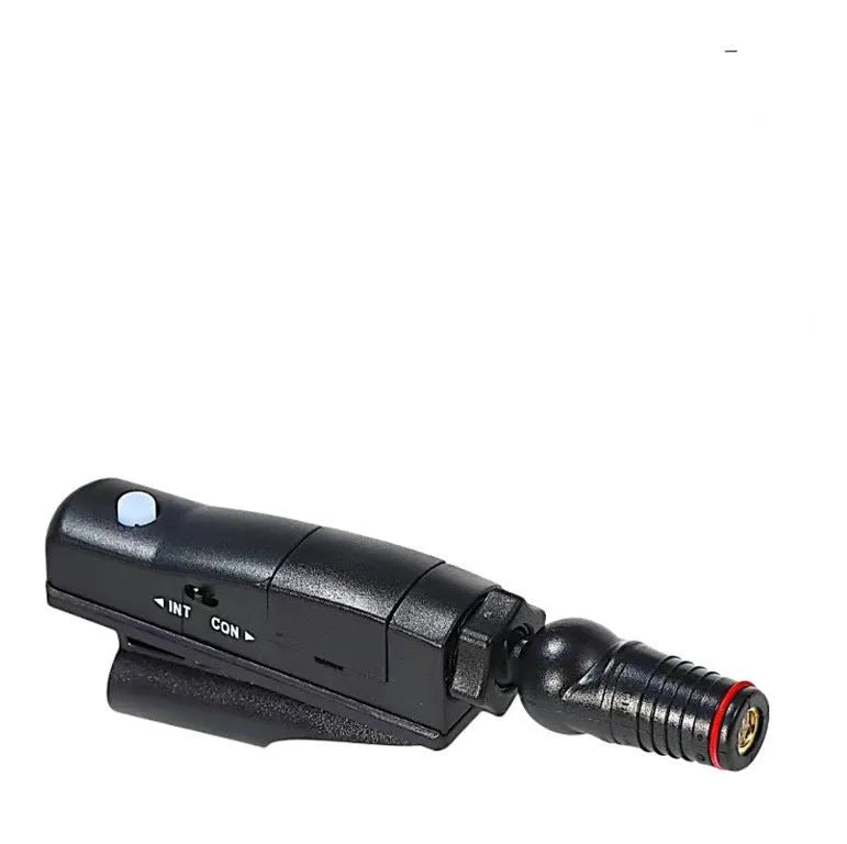 Golf putter laser aiming instrument showing laser alignment for putting practice with configuration options