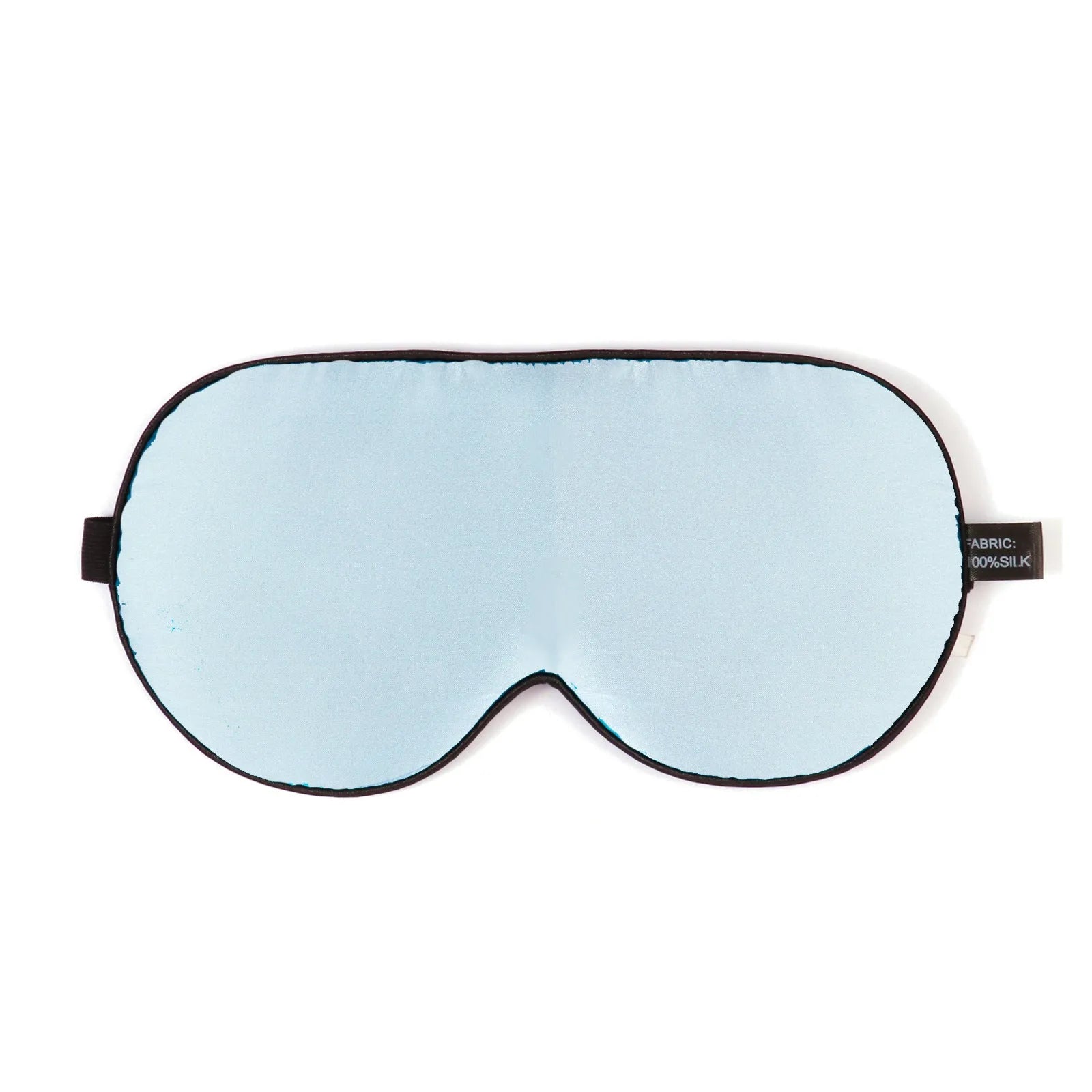 Double-sided mulberry silk sleep eye mask in multiple colours with adjustable elastic straps.