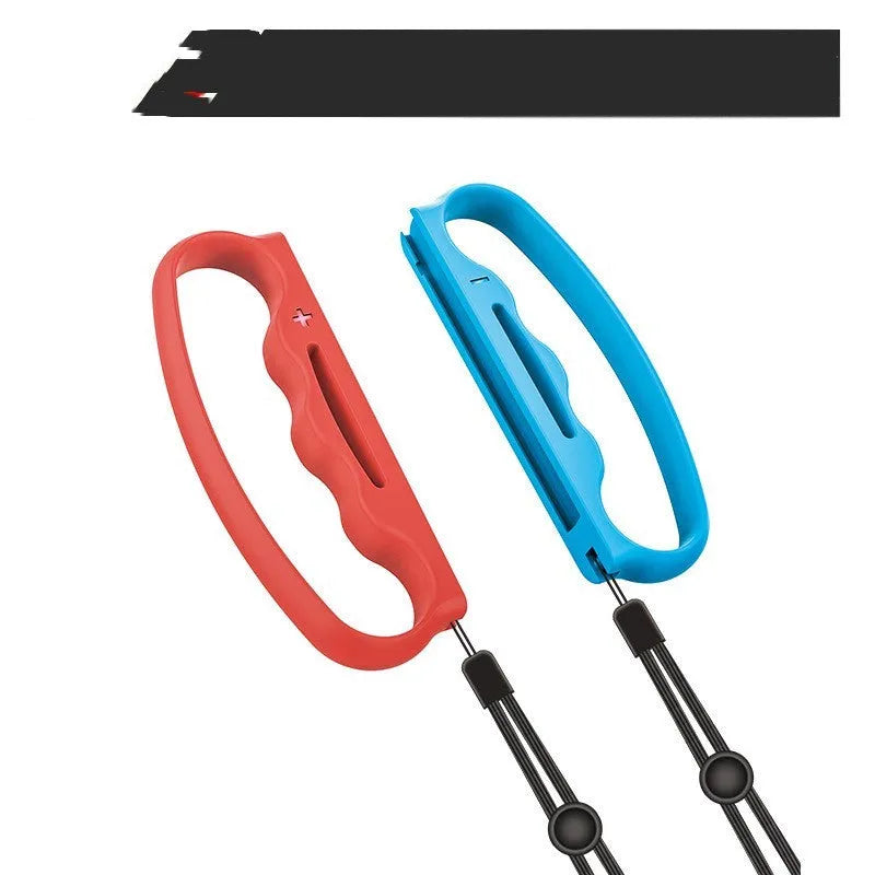 Joy-Con game controller hand grip with safety rope for boxing games