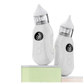 White electric silicone nasal aspirator for children with anti-backflow design