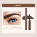 Double-headed eyebrow cream for shaping and colouring, shown in five shade options.