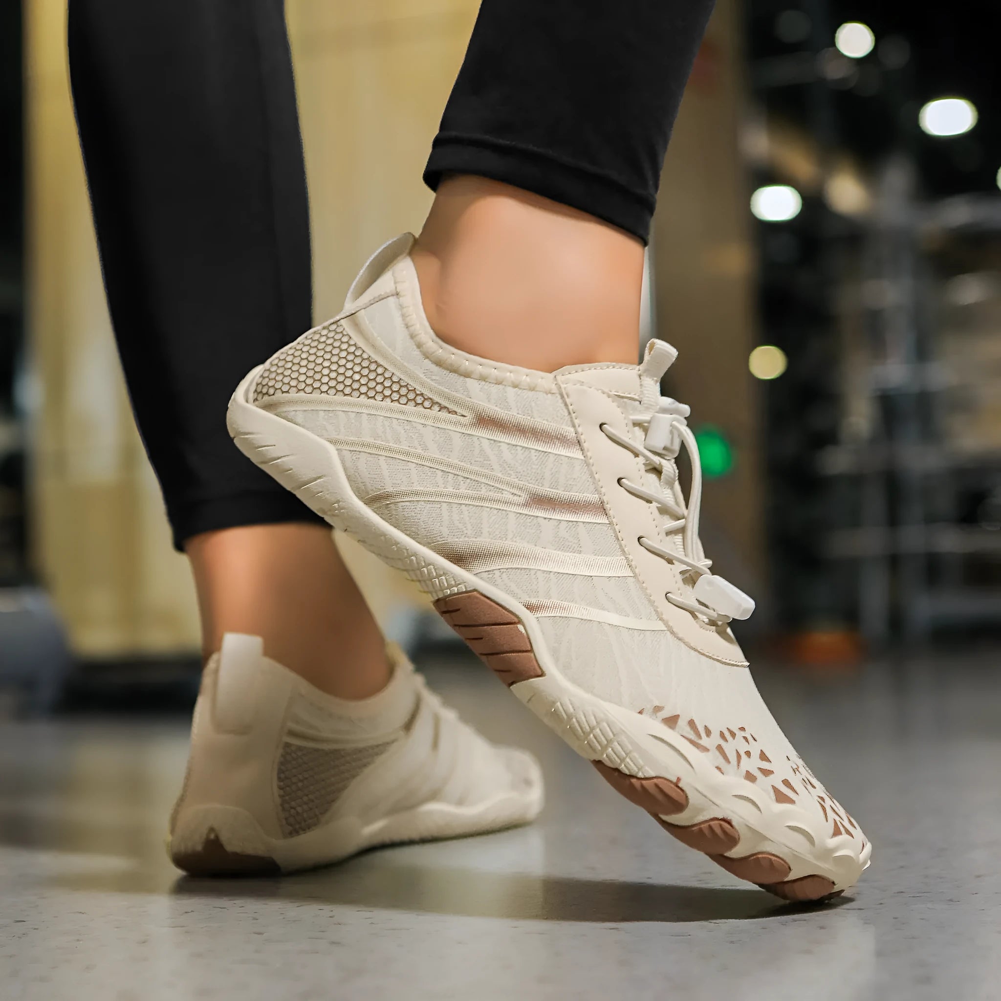Beach running shoes with stretch Lycra fabric upper in multiple colour options for upstream sports