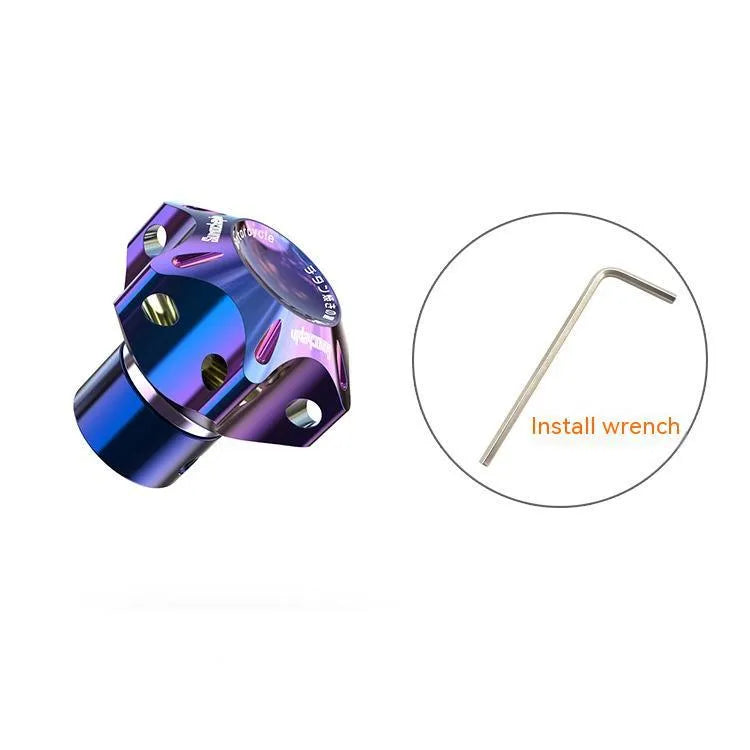 T6 aluminium motorcycle key cover in hexagonal, pentagram and plum blossom designs for 1.6x9mm keys