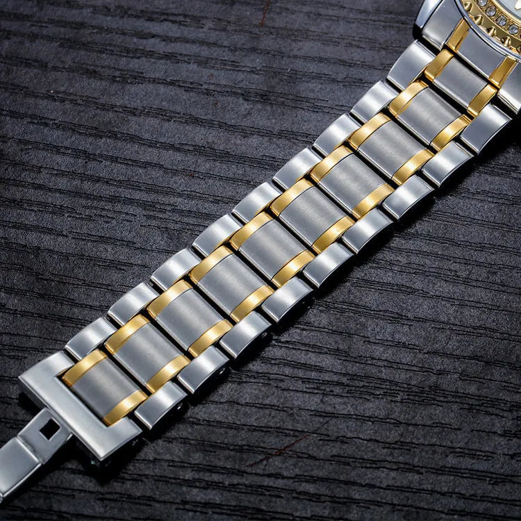 Men's waterproof automatic mechanical watch with luminous hands in business style