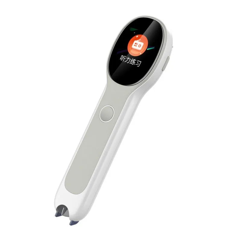 White universal reading pen with translation functions for bilingual book scanning