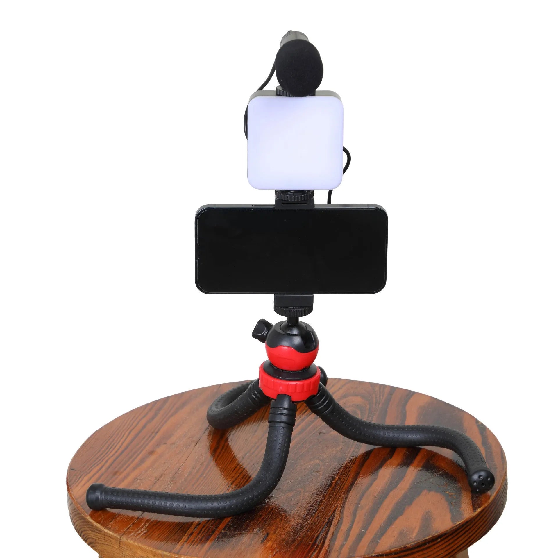 LED mini square outdoor pocket light tripod flash with universal camera compatibility